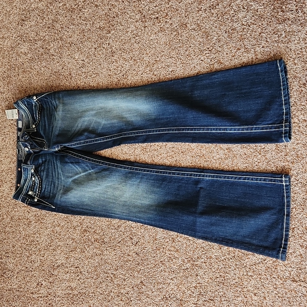New Women's Miss Me Jeans, Size 29 x 35, Easy Boot